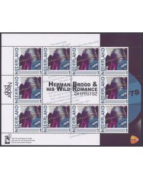 Nederland 2012: NVPH: V2791-Ab-15: "Nederlandse Popgeschiedenis": Herman Brood: velletje postfris