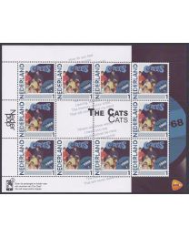 Nederland 2012: NVPH: V2791-Ab-17: "Nederlandse Popgeschiedenis": The Cats: velletje postfris