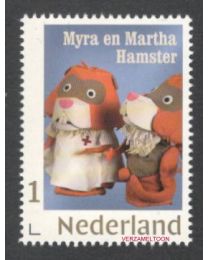 Nederland 2021: NVPH: 3642a-1: "De Fabeltjeskrant 50 jaar" Nr. 16: Myra en Martha Hamster: postfris