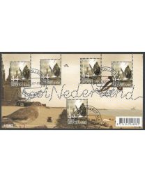 Nederland 2007: NVPH: 2495: Blok Mooi Nederland: Vlissingen: velletje gestempeld