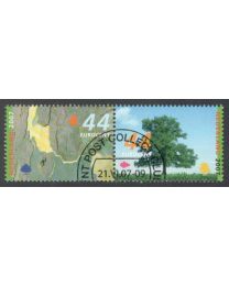 Nederland 2007: NVPH: 2510-2511: Bomen in de zomer: gestempeld