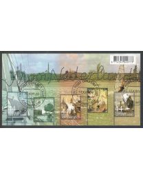 Nederland 2007: NVPH: 2526: Verzamelblok Mooi Nederland: velletje gestempeld
