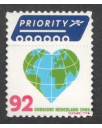 Nederland 2008: NVPH: 2561: Buiten Europa priority: postfris