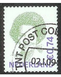 Nederland 2009: NVPH: 2620: Koningin Beatrix € 0.74: gestanst gestempeld