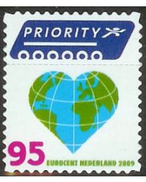 Nederland 2009: NVPH: 2622: Europa en buiten Europa priority: gestanst postfris