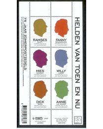 Nederland 2010: NVPH: 2716: Zomerzegels, Helden van vroeger en nu: velletje postfris