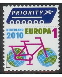 Nederland 2010: NVPH: 2742: Europa 1, fiets: gestanst postfris