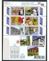 Nederland 2010: NVPH: Vc2752-2757: Grenzeloos Nederland-Suriname: velletje postfris