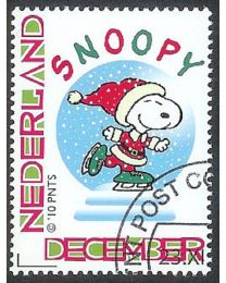 Nederland 2010: NVPH: 2777: Decemberzegel Snoopy:  gestempeld