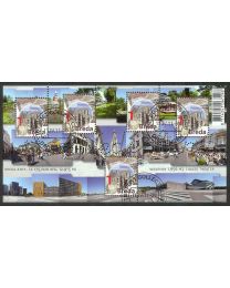 Nederland 2011: NVPH: 2814: Blok Mooi Nederland: Breda: velletje gestempeld