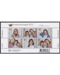 Nederland 2012: NVPH: 3001: Kinderzegels: velletje postfris