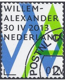 Nederland 2013: NVPH: 3058: Inhuldigingszegel Koning Willem-Alexander: gestanst gestempeld