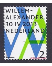 Nederland 2013: NVPH: 3058: Inhuldigingszegel Koning Willem-Alexander: gestanst postfris