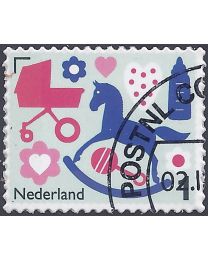 Nederland 2015: NVPH: 3272: Geboortezegel gestempeld