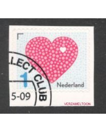 Nederland 2015: NVPH: 3299: Liefdeszegel:  geknipt gestempeld