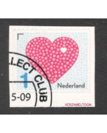 Nederland 2015: NVPH: 3299: Liefdeszegel:  geknipt gestempeld