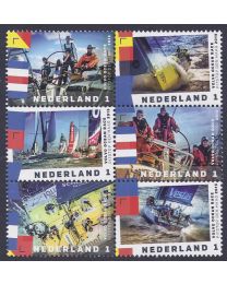 Nederland 2015: NVPH: 3303-3308: Pitstop Volvo Ocean Race 2015 Den Haag: serie postfris