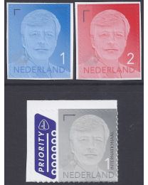 Nederland 2016: NVPH: 3485-3487: Koning Willen-Alexander met jaar 2016: geknipt postfris