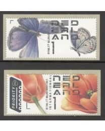 Nederland 2017: NVPH: 3501-3502 of AU34-AU35: Automaatzegels PostNL: serie postfris