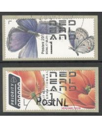 Nederland 2017: NVPH: 3501-3502 of AU34-AU35: Automaatzegels Postex 2017: serie gestempeld
