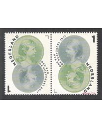 Nederland 2017: NVPH: 3587b: Dag van de Postzegel: Keerdruk paar postfris