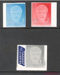 Nederland 2018: NVPH: 3708-3710: Koning Willem-Alexander 2018 geknipt: serie postfris