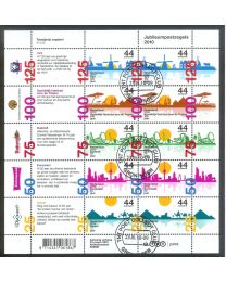 Nederland 2010: NVPH: V2708-2712: Jubileumzegels: velletje gestempeld