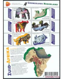 Nederland 2011: NVPH: V2844a-2849a: Grenzeloos Nederland-Zuid Afrika: velletje postfris