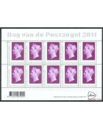 Nederland 2011: NVPH: V2885: Dag van de Postzegel: velletje postfris