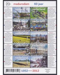 Nederland 2012: NVPH: V2925-2934: Madurodam 60 jaar: velletje postfris