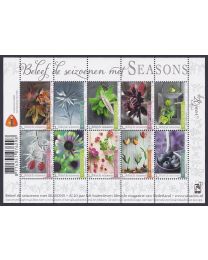 Nederland 2012: NVPH: V2957-2966: Seasons - Beleef de seizoenen: velletje postfris