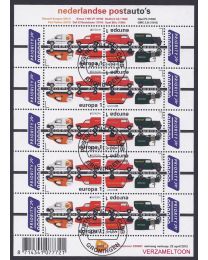Nederland 2013: NVPH: V3055-3056: Europazegels: Postauto's: velletje gestempeld