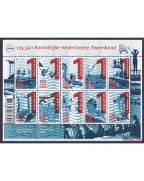 Nederland 2013: NVPH: V3079-3088: 125 jaar KNZB: velletje postfris