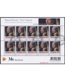 Nederland 2014: NVPH: V3197: Mauritshuis: velletje gestempeld