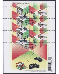 Nederland 2015: NVPH: V3287-3288: Europazegels: Speelgoed van nu: velletje gestempeld