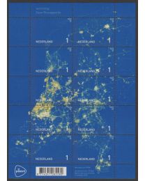 Nederland 2015: NVPH: V3341-3350: Verlichting: velletje postfris