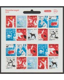 Nederland 2015: NVPH: Va3363-3372: Decemberzegels Kruidvat: velletje postfris