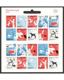 Nederland 2015: NVPH: V3363-3372: Decemberzegels: velletje postfris