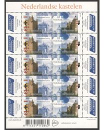 Nederland 2017: NVPH: V3503-3504: PostEurop, Kastelen in Nederland: velletje postfris