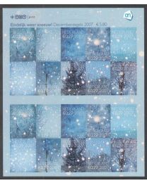 Nederland 2007: NVPH: Va2530-2539: Decemberzegels: velletje AH postfris