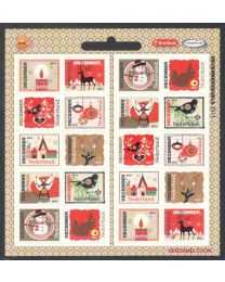 Nederland 2011: NVPH: Vb2887-2896: Decemberzegels: velletje Kruidvat Trekpleister postfris