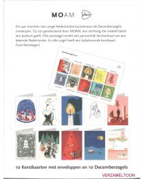 Nederland 2017: NVPH: Va3588-3597: Kaartenbox met Decemberzegels: velletje postfris