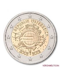 Oostenrijk 2012: Speciale 2 Euro unc: 10 Jaar Euro