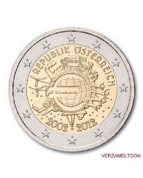 Oostenrijk 2012: Speciale 2 Euro unc: 10 Jaar Euro