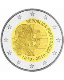 Portugal 2010: Speciale 2 Euro unc: 100 Jaar Portugese Republiek