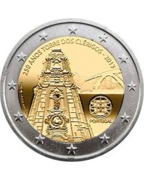 Portugal 2013: Speciale 2 Euro unc: Klokkentoren Clérigos