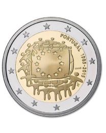 Portugal 2015: Speciale 2 Euro unc: 30 Jaar Europese Vlag