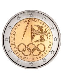 Portugal 2021: Speciale 2 Euro unc: "Olympische Spelen"