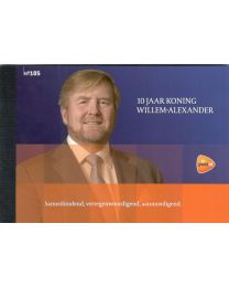 Nederland 2023: NVPH: PR105: Prestigeboekje: 10 Jaar Koning Willem-Alexander