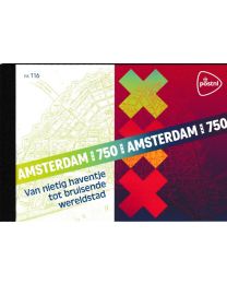 Nederland 2025: NVPH: PR116: Prestigeboekje: Amsterdam 750 jaar.